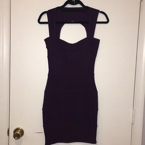 Boohoo brand new purple bandage bodycon mini dress